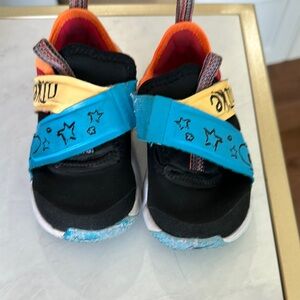 Kids Black and Blue Shoes